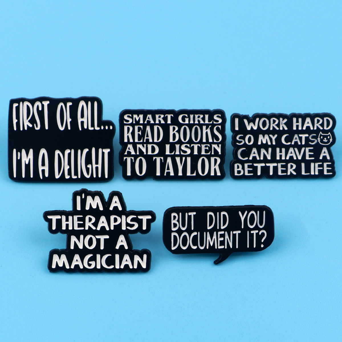 Satirical Quotes Enamel Pin Ba - Women Accessories Quotes reseña y precio