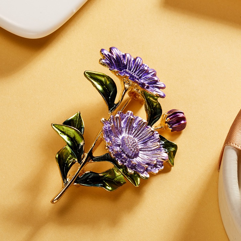 Daisy Rose Flower Enamel Pin W - Women Accessories Bouquet reseña y precio