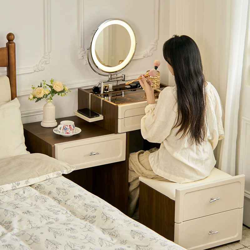 Modern Coffee Vanity Table Wom - Women Accessories Drawer reseña y precio