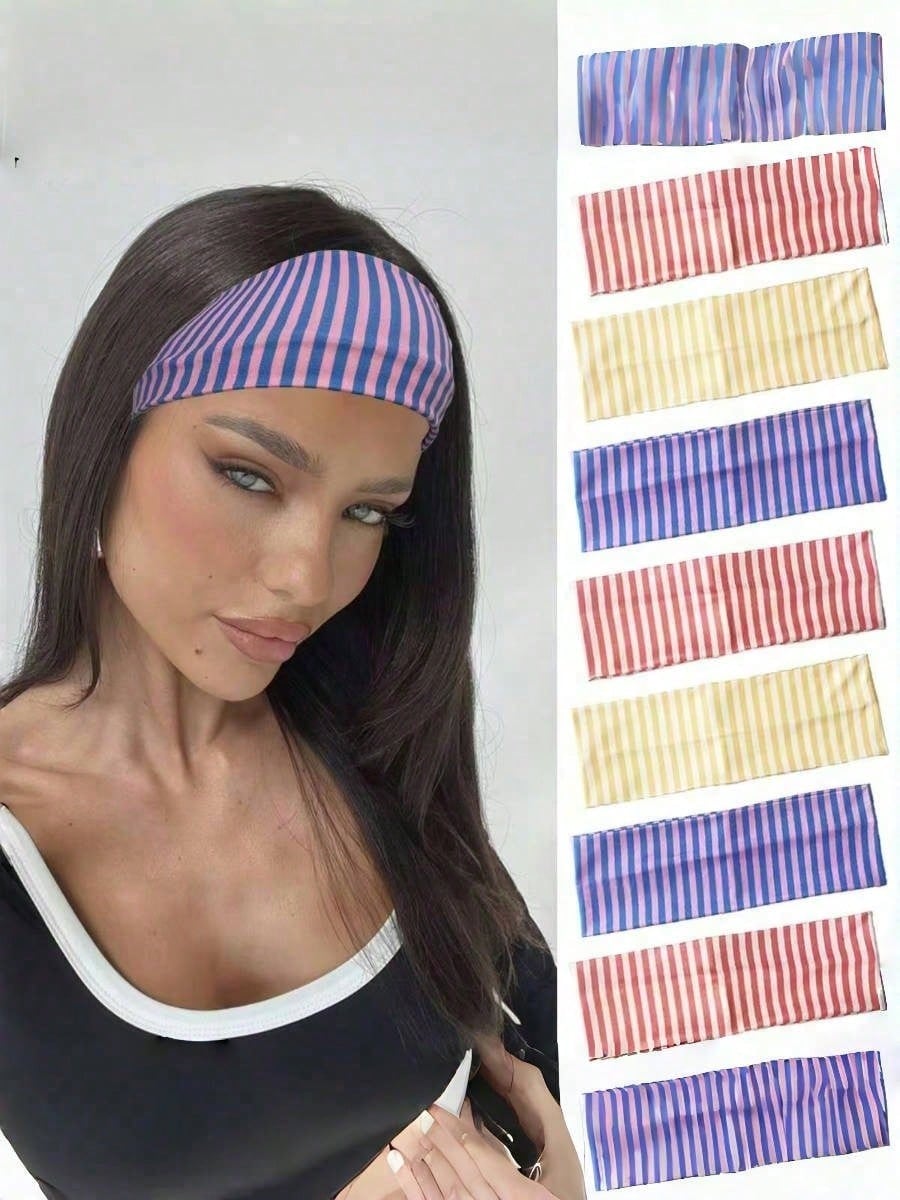 Women Elegant Striped Elastic  - Women'S Running Accessories reseña y precio