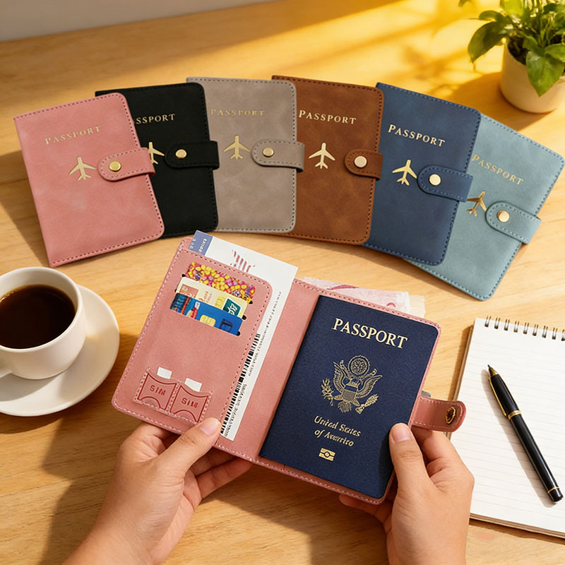 Leather Passport Holder Covers - Women'S Essential Accessories reseña y precio