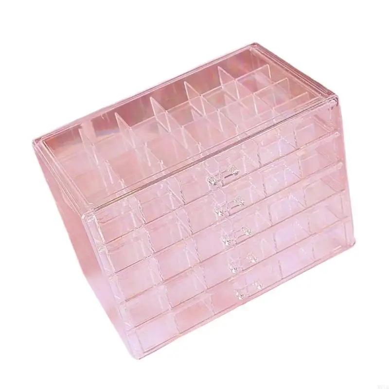 Q5WE Acrylic Jewelry Box with  - Women Accessories Drawer reseña y precio