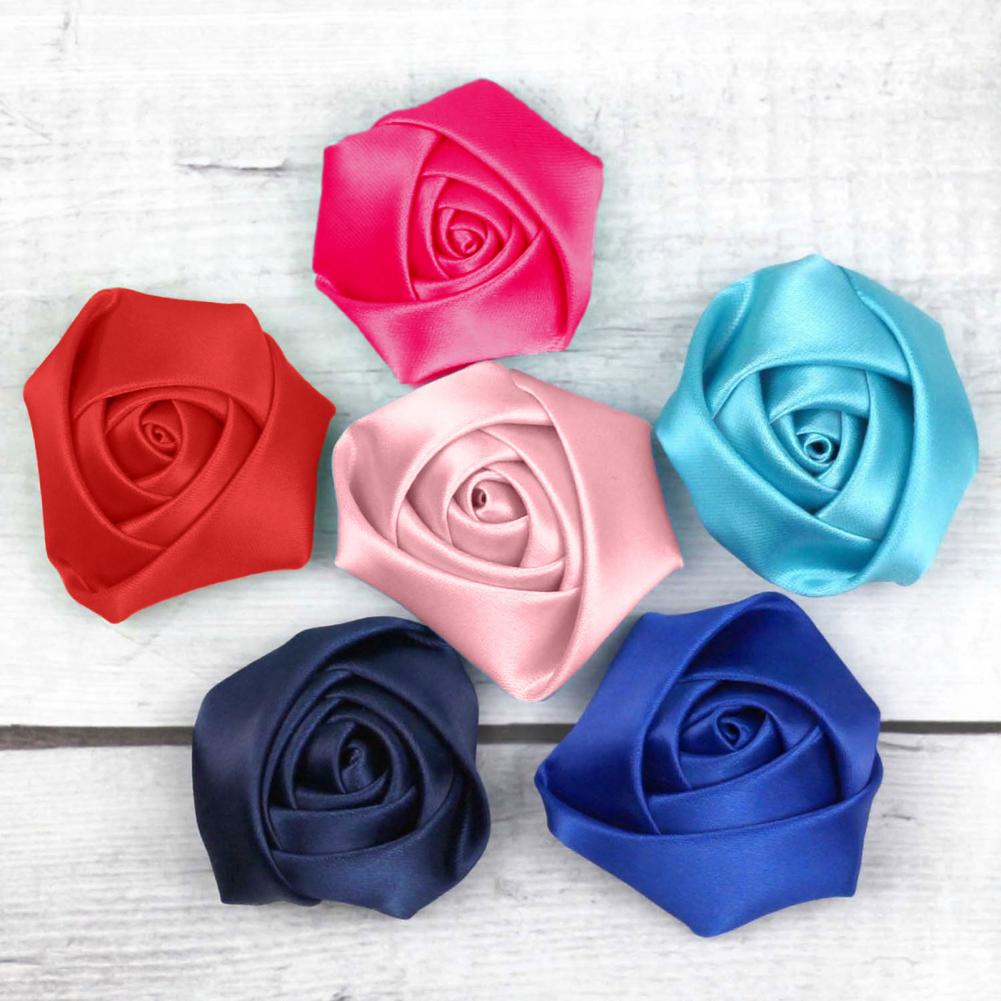 6Pcs Corsage Handmade Satin Ro - Women Accessories Bouquet reseña y precio