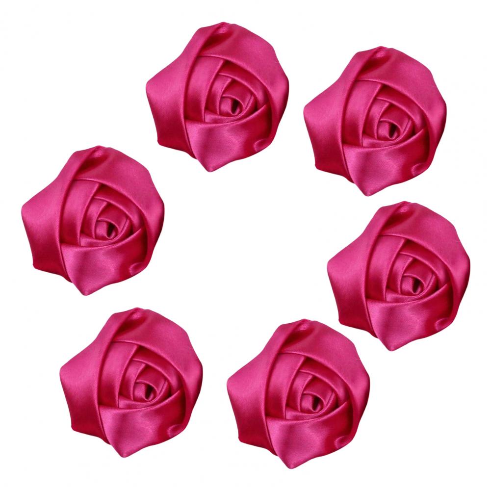 6Pcs Corsage Handmade Satin Ro - Women Accessories Bouquet reseña y precio