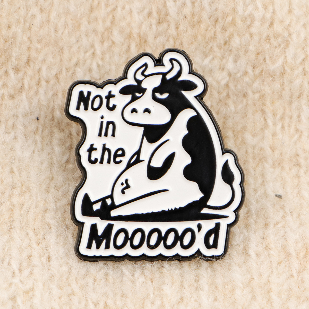 Cute Cow Enamel Pin Quote Badg - Women Accessories Quotes reseña y precio