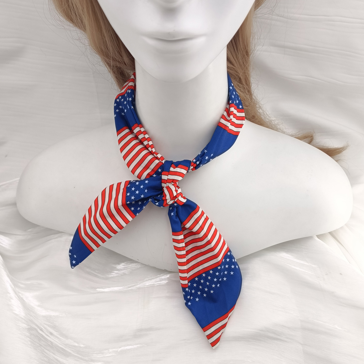 1 PCS USA Flag Hair Scrunchies - Women Accessories Usa reseña y precio