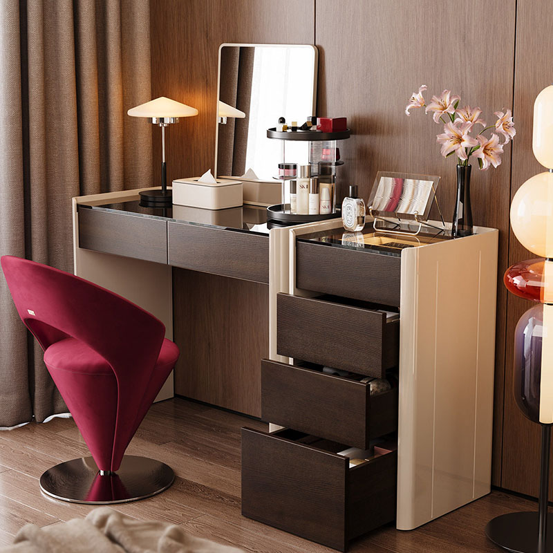 Coffee Modern Vanity Table Com - Women Accessories Drawer reseña y precio