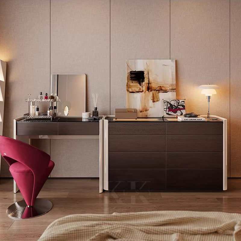 Coffee Modern Vanity Table Com - Women Accessories Drawer reseña y precio