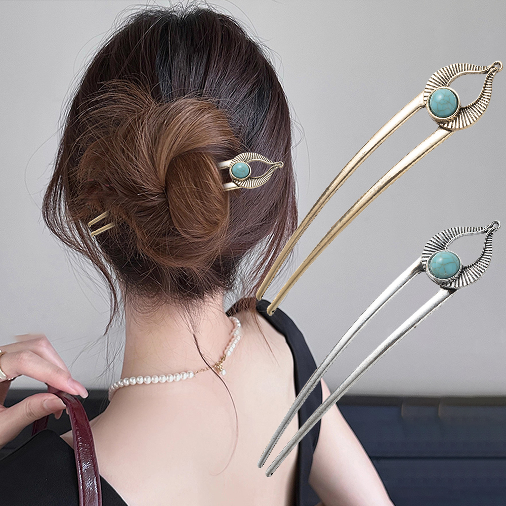 Egypt Turquoise U Shape Hair F - Hair Fork Stick reseña y precio