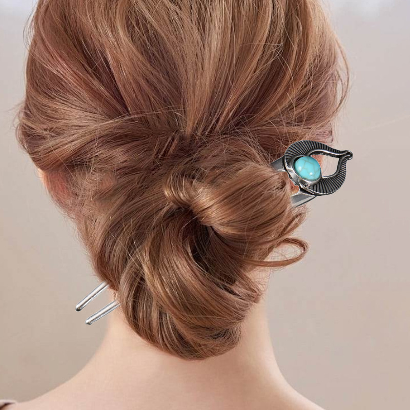 Egypt Turquoise U Shape Hair F - Hair Fork Stick reseña y precio