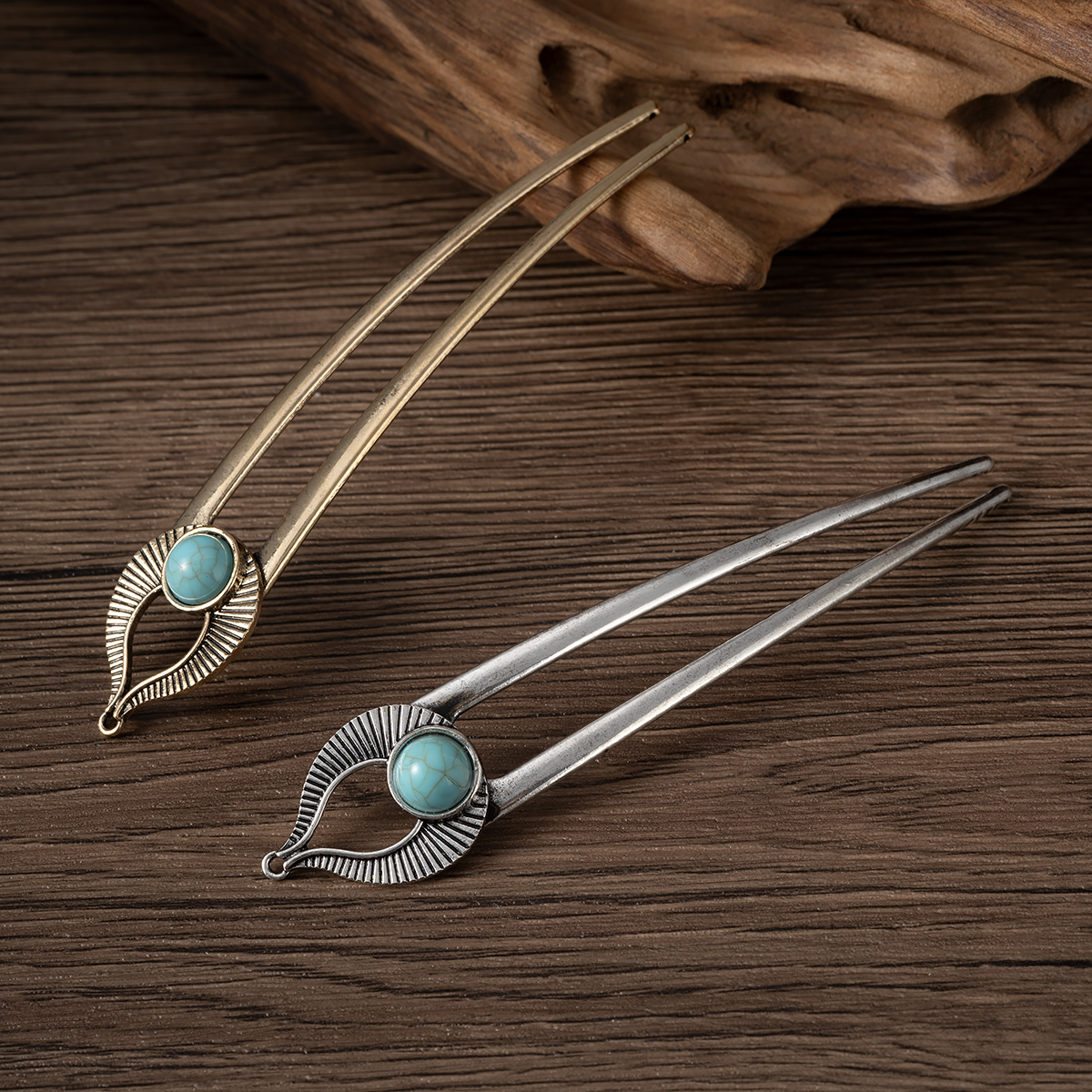 Egypt Turquoise U Shape Hair F - Hair Fork Stick reseña y precio