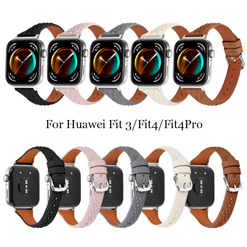 Leather band for Huawei Watch  - Women Accessories In English reseña y precio