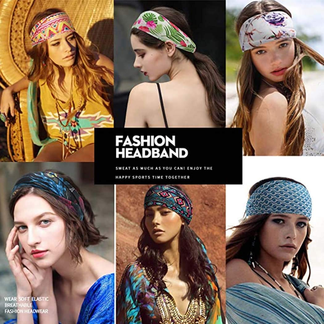 Wide Boho Headbands for Women  - Women'S Running Accessories reseña y precio