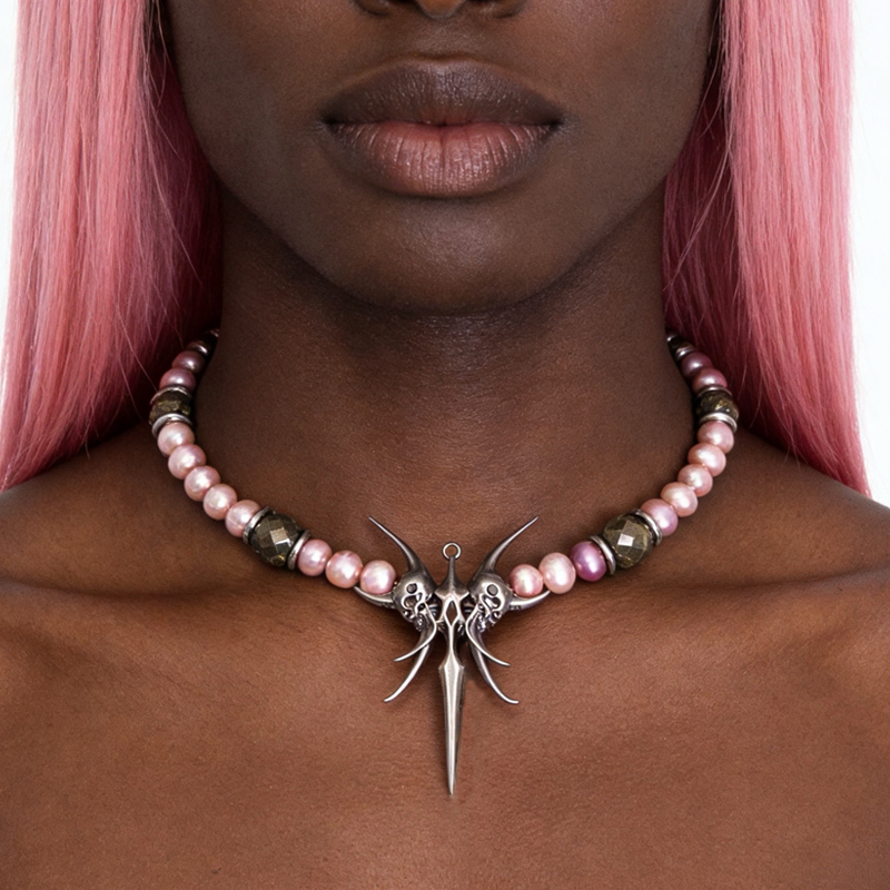 Y2K Jewelry Skull Cross Pendan - Women'S Accessories In The 90S reseña y precio
