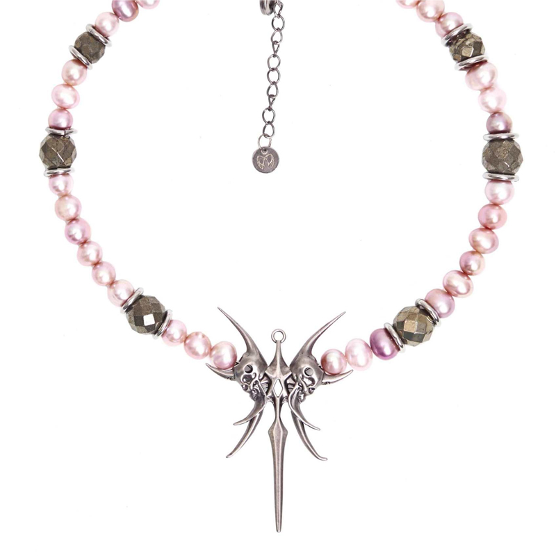 Y2K Jewelry Skull Cross Pendan - Women'S Accessories In The 90S reseña y precio