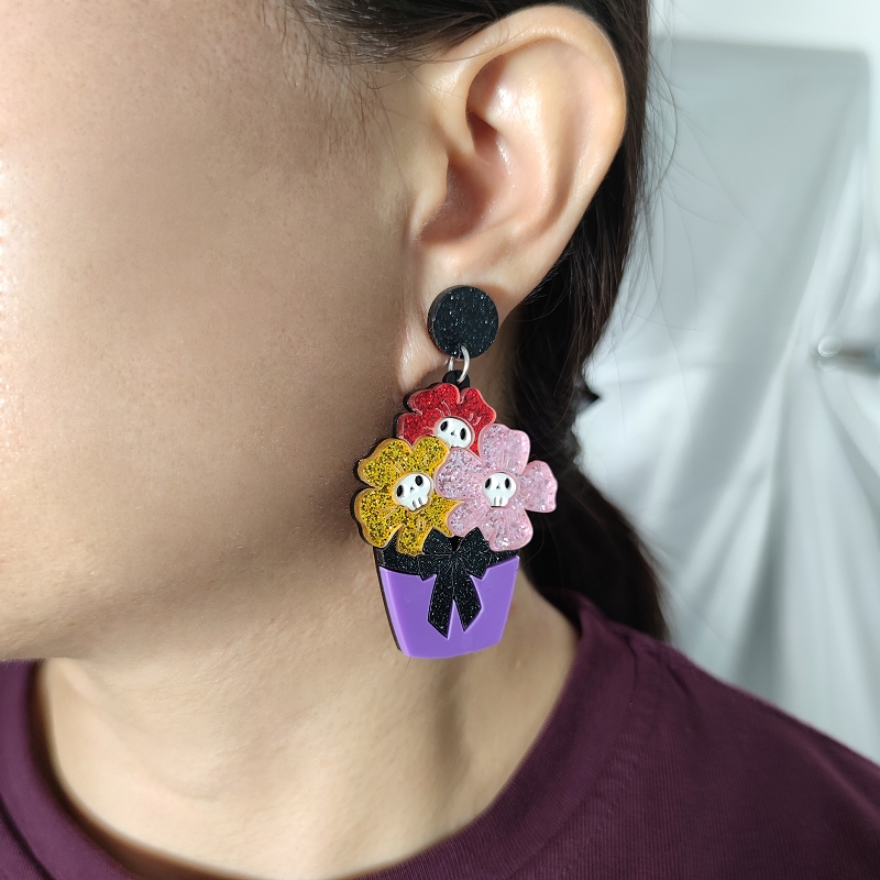 KUGUYS Halloween Skull Skeleto - Women Accessories Bouquet reseña y precio