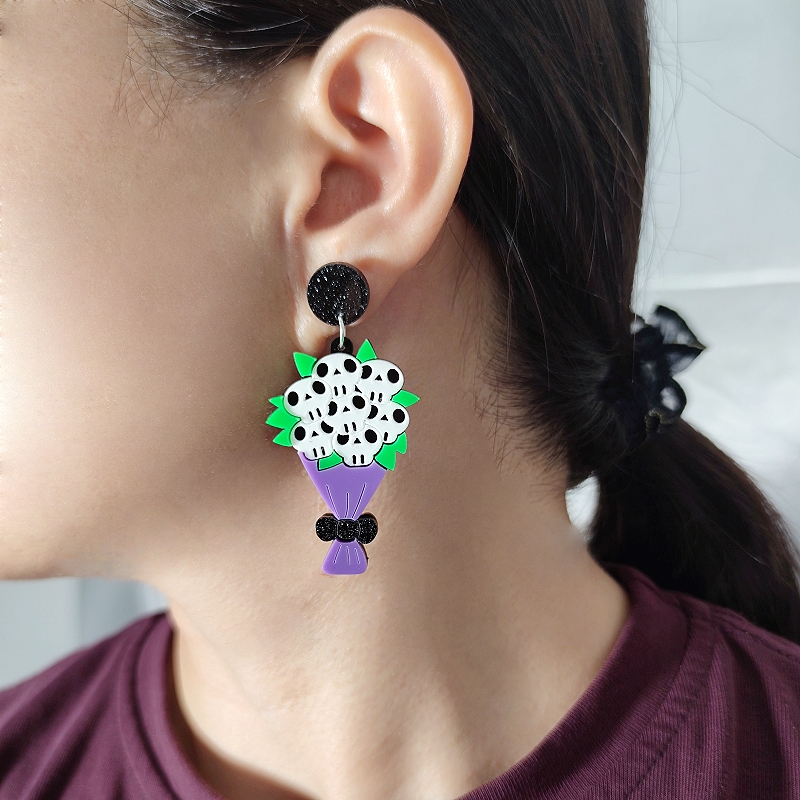 KUGUYS Halloween Skull Skeleto - Women Accessories Bouquet reseña y precio