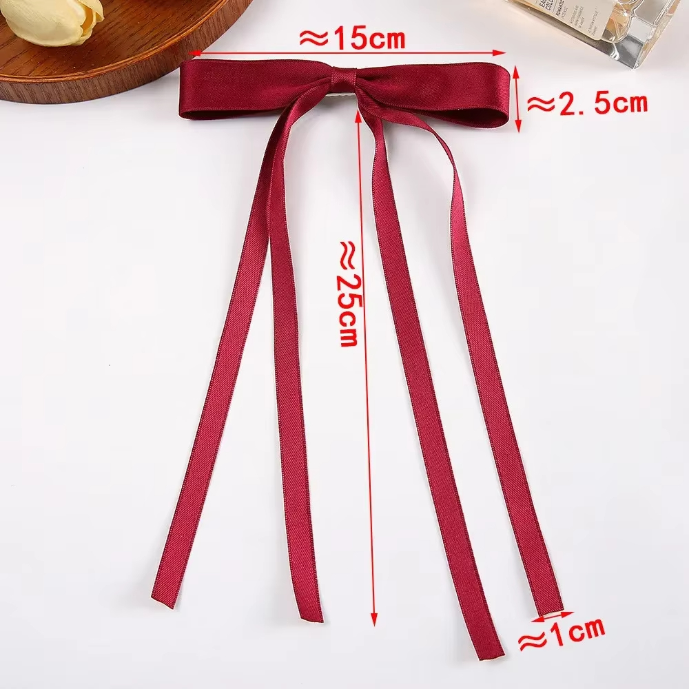 New Colored Satin Ribbon Bowkn - Women'S Essential Accessories reseña y precio