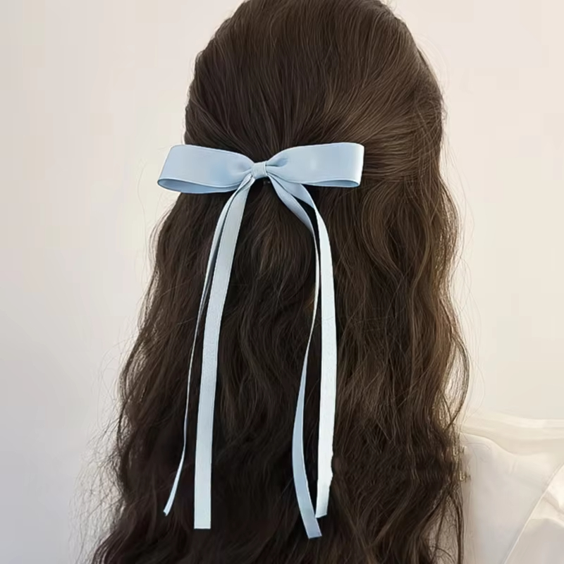 New Colored Satin Ribbon Bowkn - Women'S Essential Accessories reseña y precio