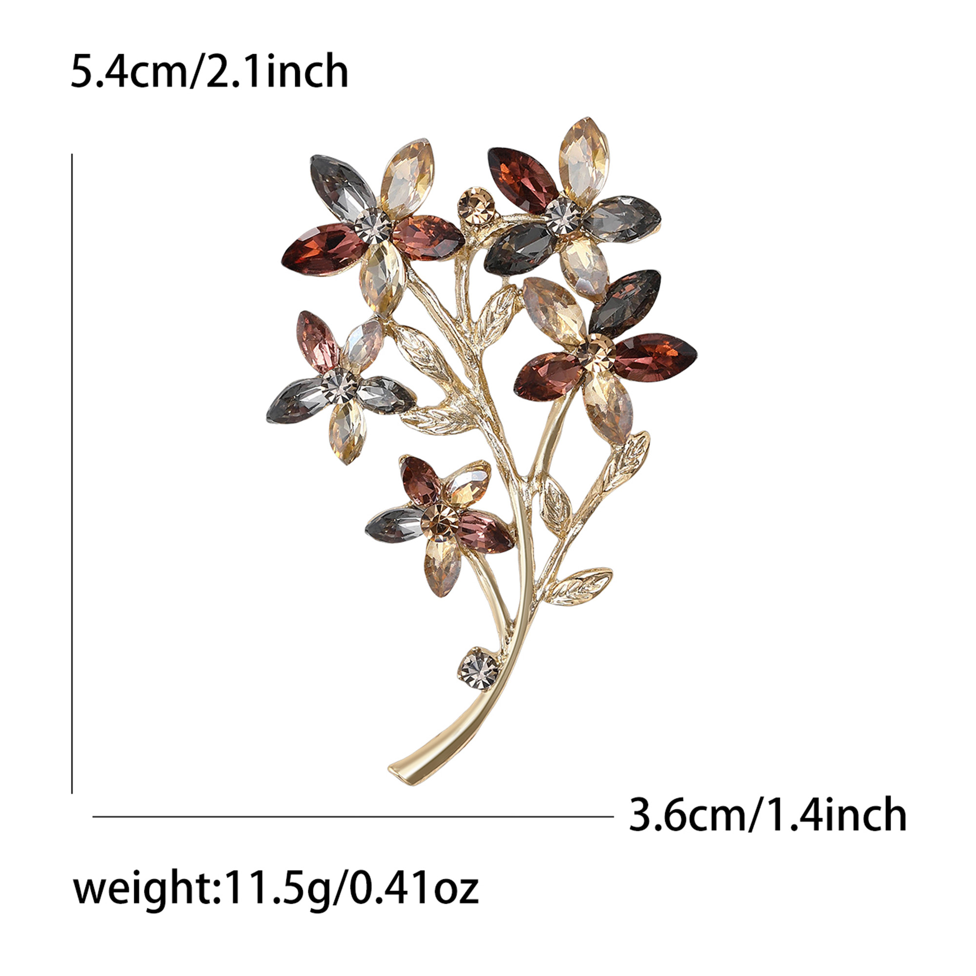 Beaut&Berry Luxury Rhinestone  - Women Accessories Bouquet reseña y precio