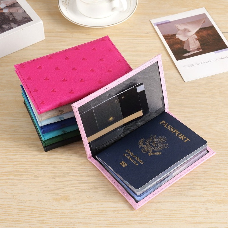 Cute Heart Print Passport Cove - Women'S Accessories Wallet reseña y precio