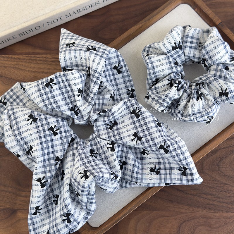 Sweet Blue Plaid Bow Print Hai - Women'S Essential Accessories reseña y precio
