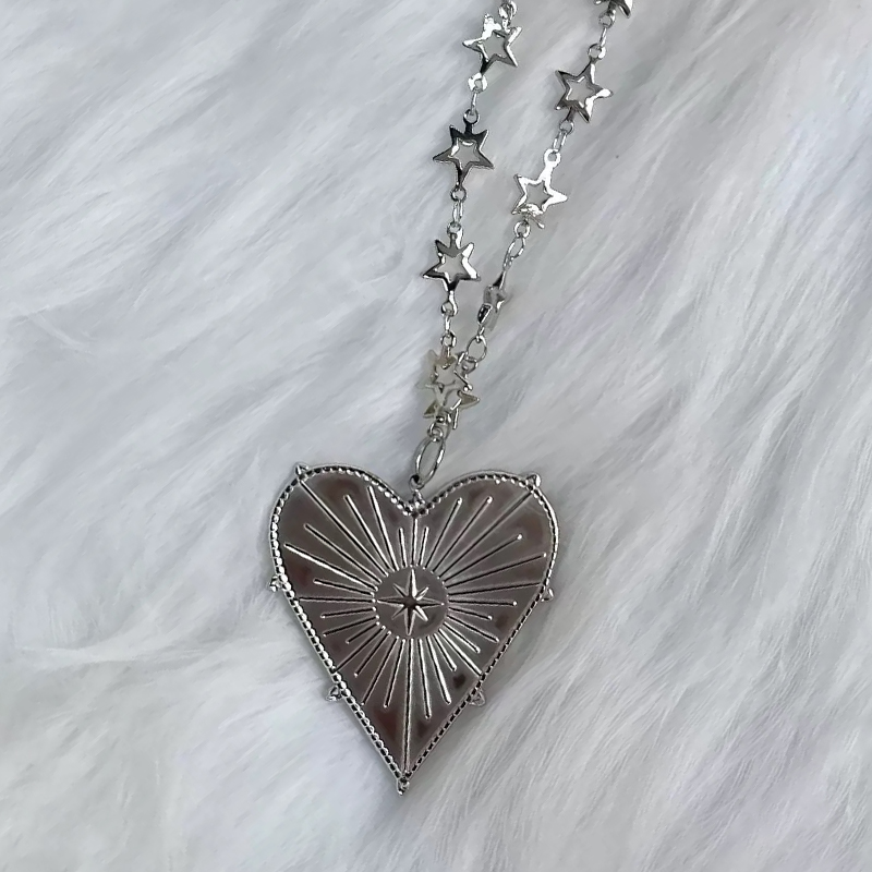 Y2K Jewelry Line Heart Cross P - Women'S Accessories In The 90S reseña y precio
