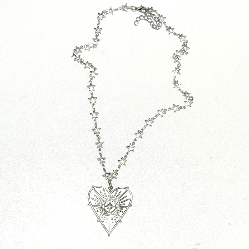 Y2K Jewelry Line Heart Cross P - Women'S Accessories In The 90S reseña y precio