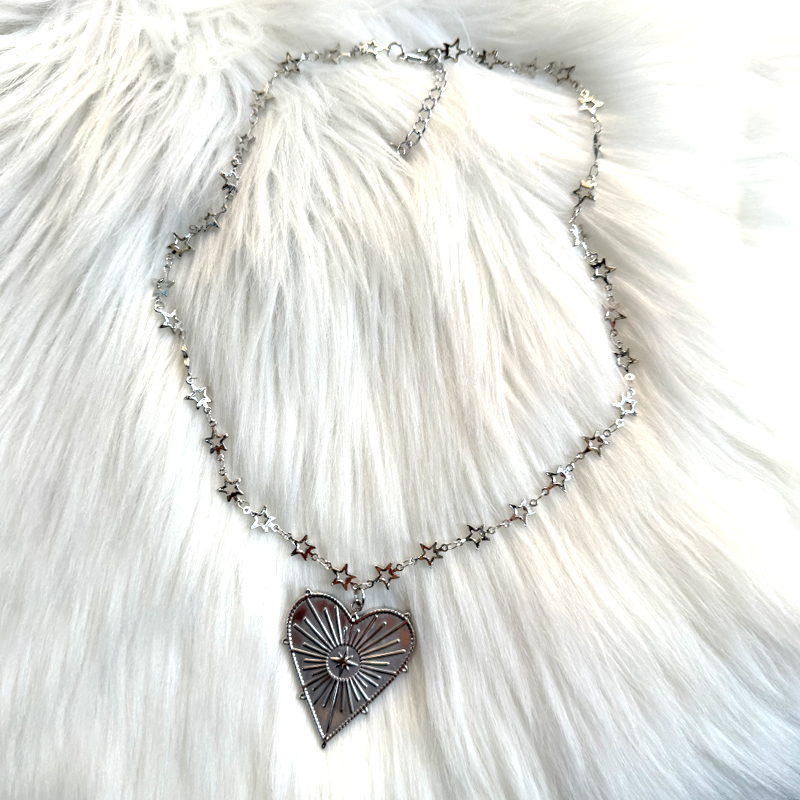 Y2K Jewelry Line Heart Cross P - Women'S Accessories In The 90S reseña y precio