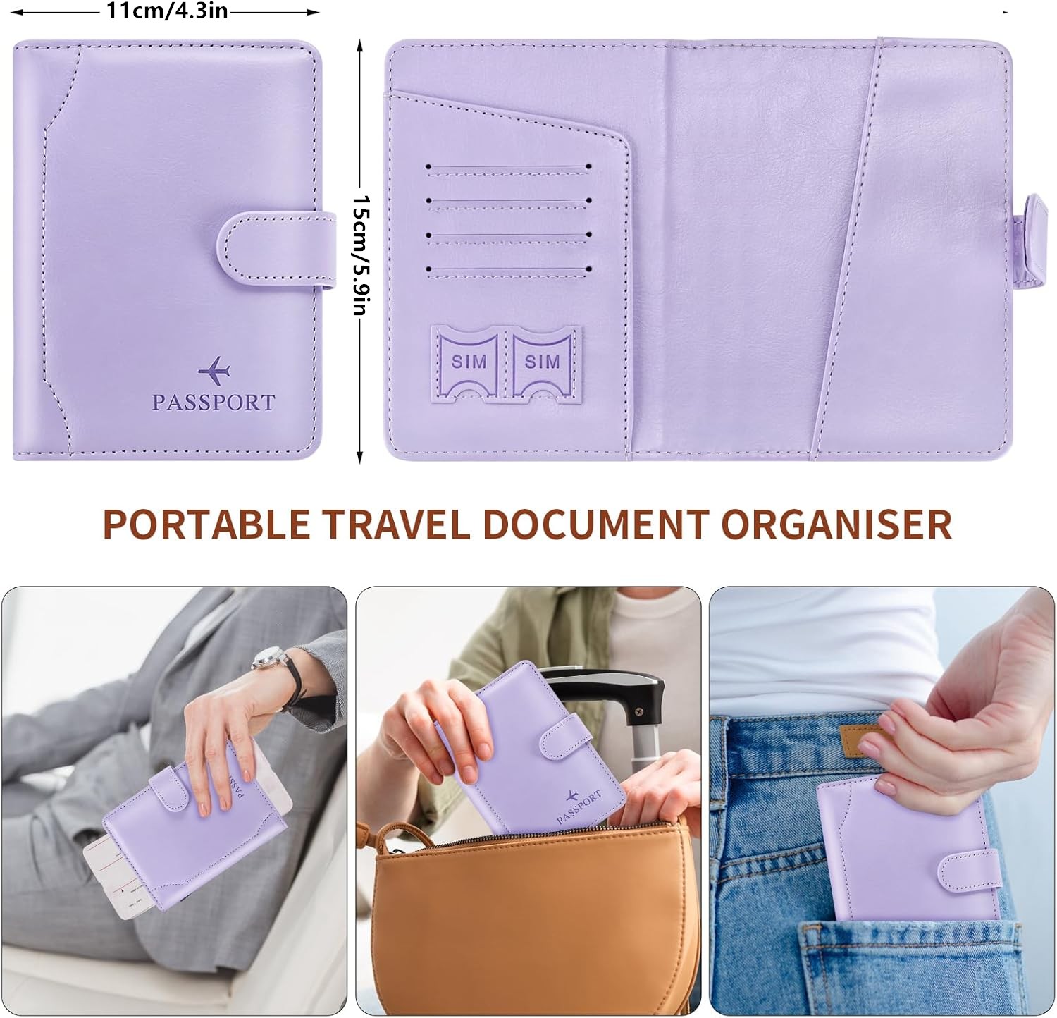 Passport Holder for Travel Cru - Women'S Essential Accessories reseña y precio