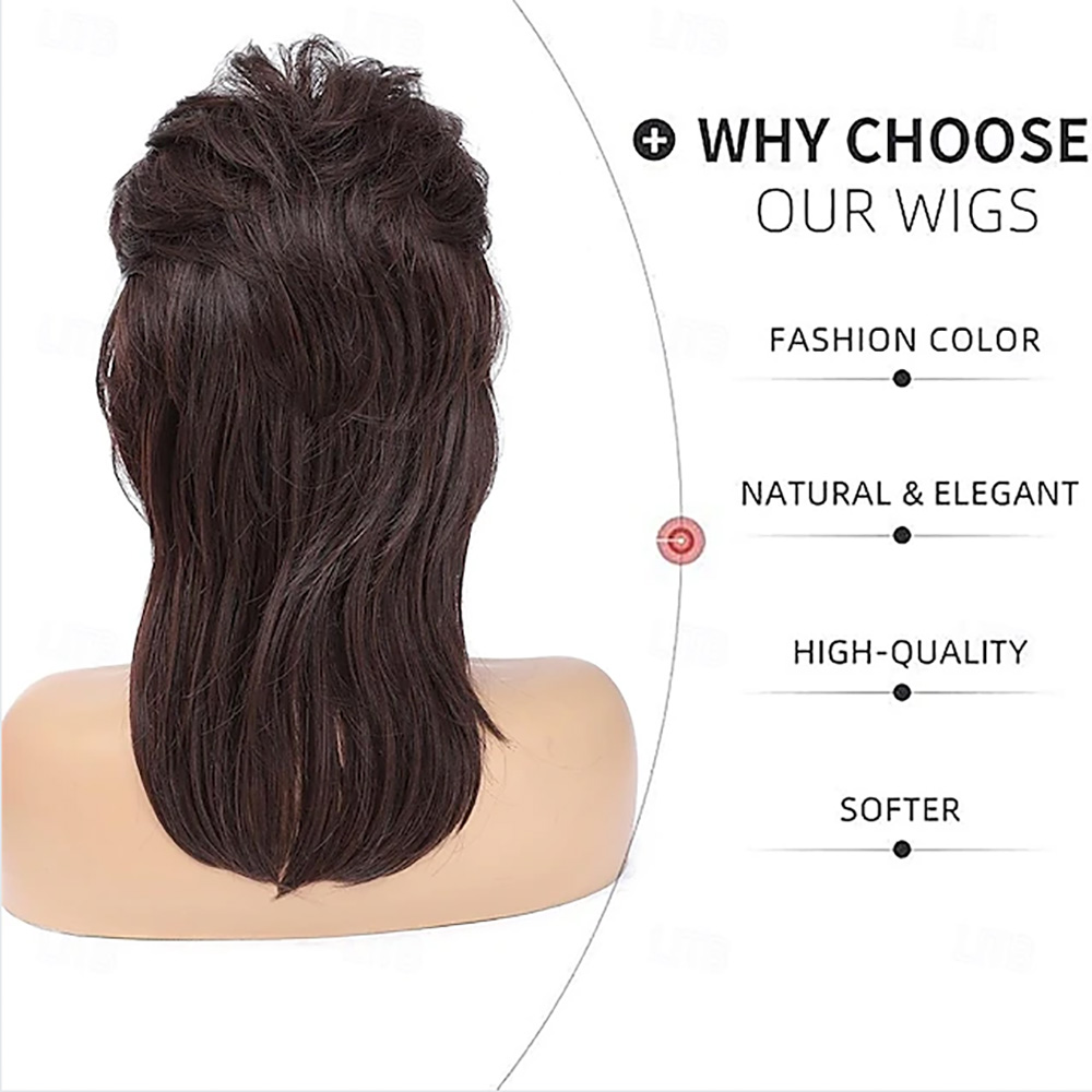 HAIRJOY Synthetic Hair Mullet  - Women'S Accessories In The 90S reseña y precio