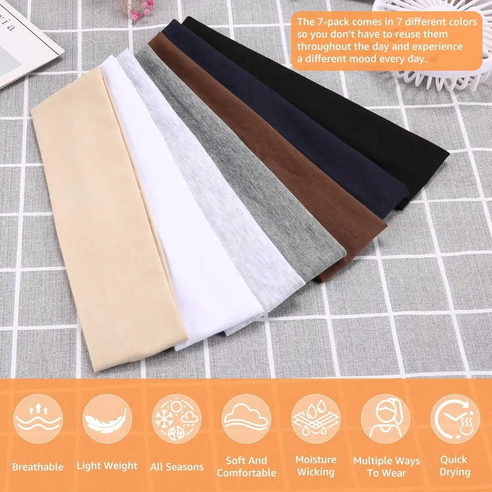 Wide Headband for Women - 7 Pa - Women'S Running Accessories reseña y precio