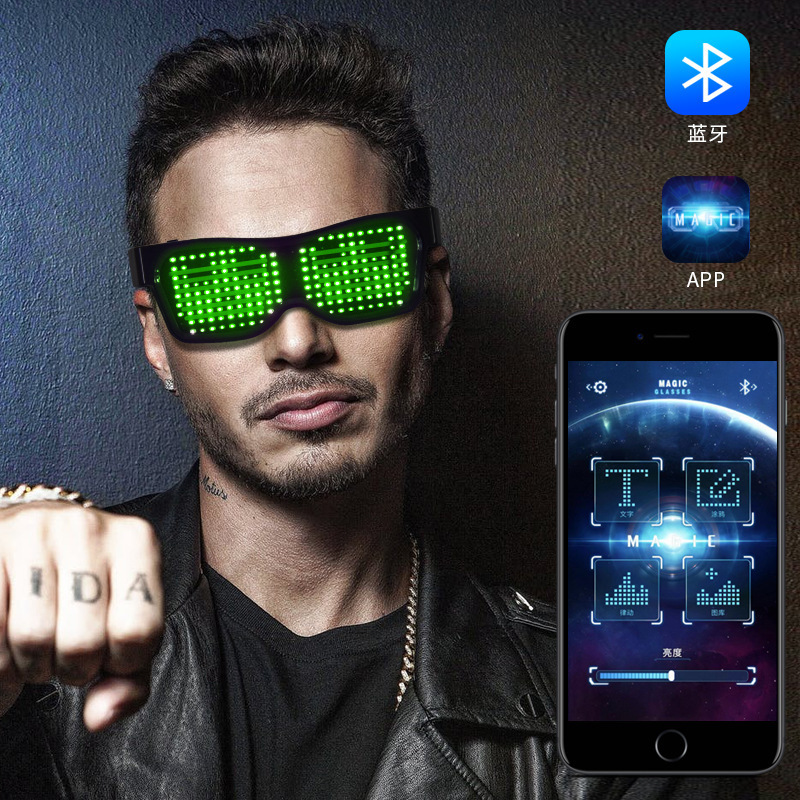 Adult LED Glasses Party Blueto - Women Accessories App reseña y precio