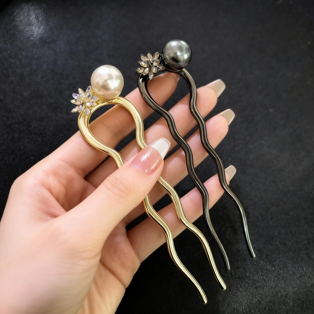 Luxury Metal Hairpins Girls Pe - Hair Fork Stick reseña y precio
