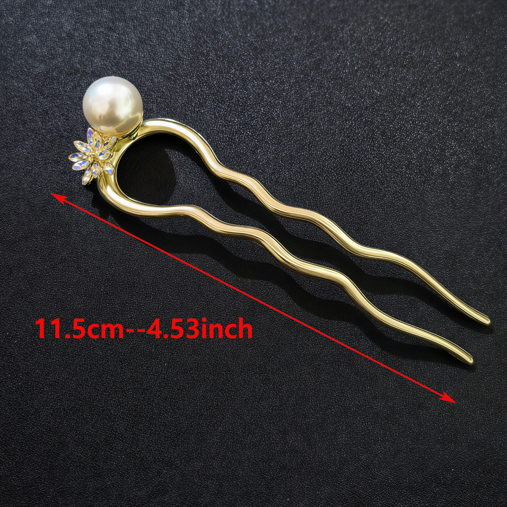 Luxury Metal Hairpins Girls Pe - Hair Fork Stick reseña y precio
